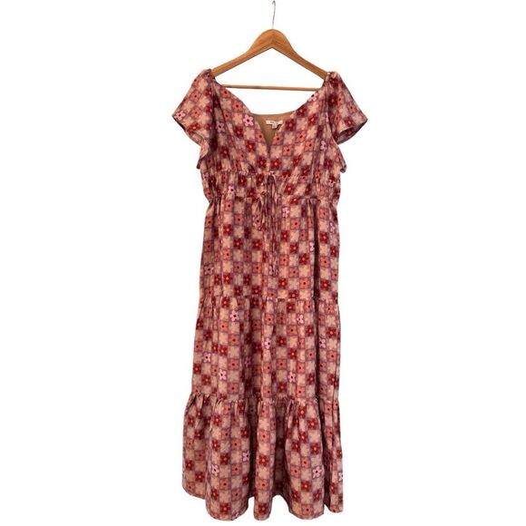 BTFL Life Floral Pink Maxi Dress - Picture 3 of 6